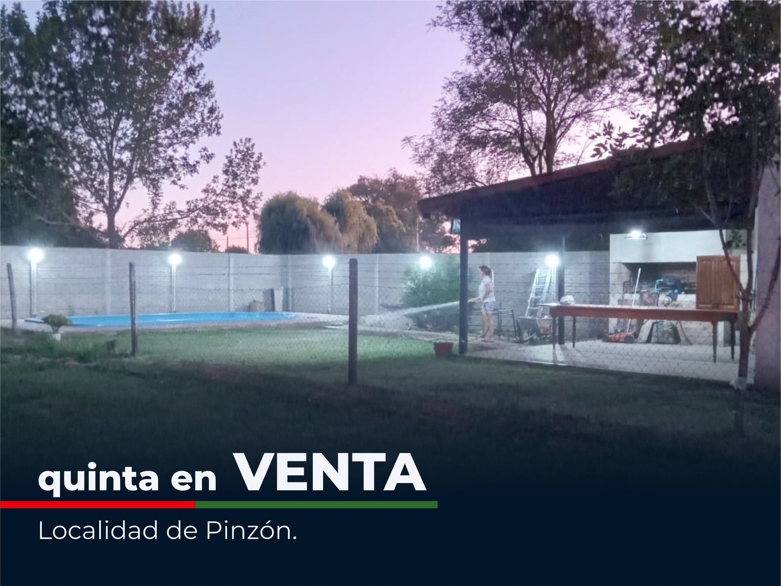 (¡Oportunidad!) Venta de Quinta en Pinzón: Lote de 250m² con Pileta y Quincho